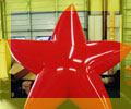 star balloons - custom balloons - star shape